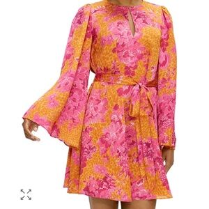 LIKE NEW! TED BAKER METROPOLIS FLORAL PRINT MINI DRESS